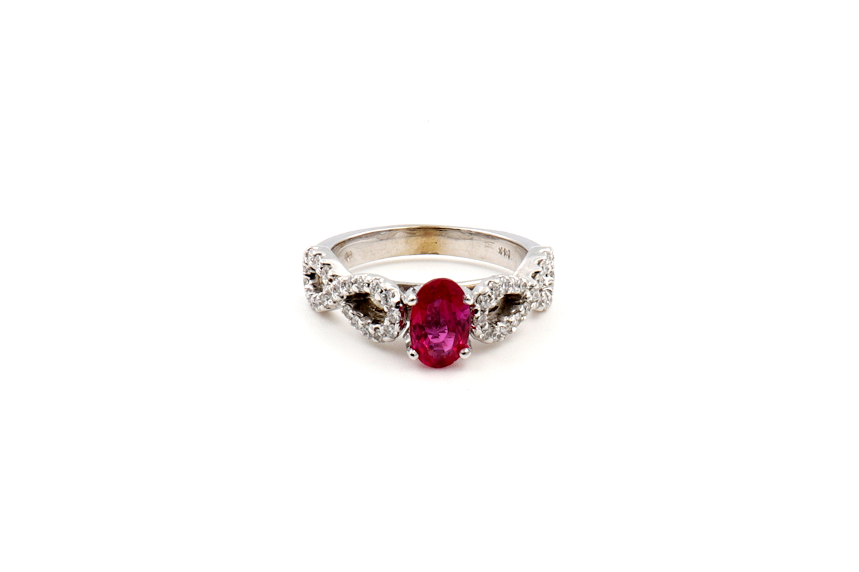 Ruby Infinity Ring LR 3310