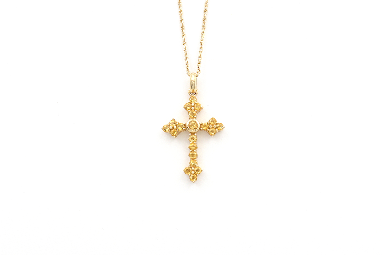 Citrine cross on sale