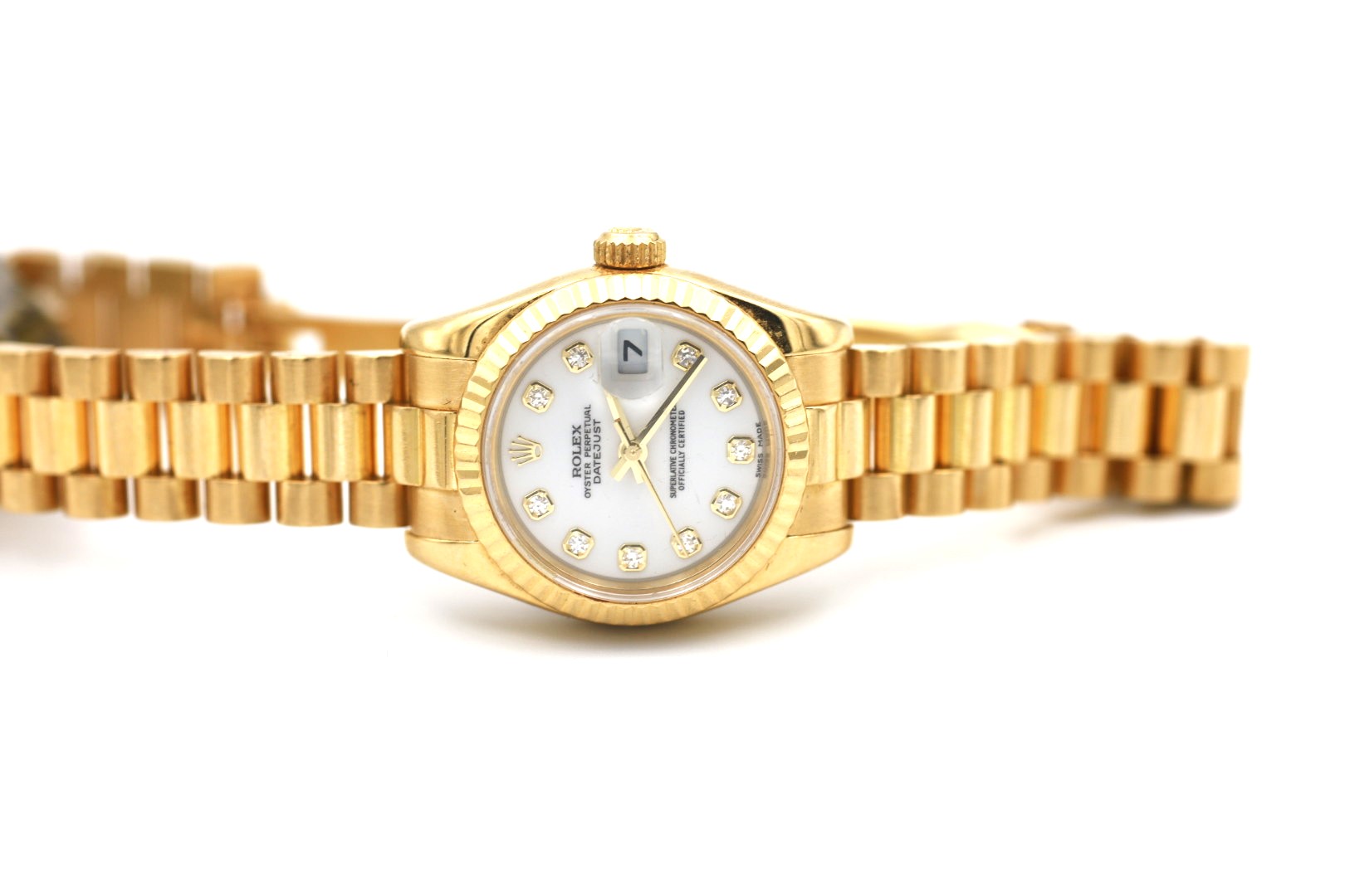 Estate Ladies Rolex Datejust PLEIADE in 18K Yellow Gold